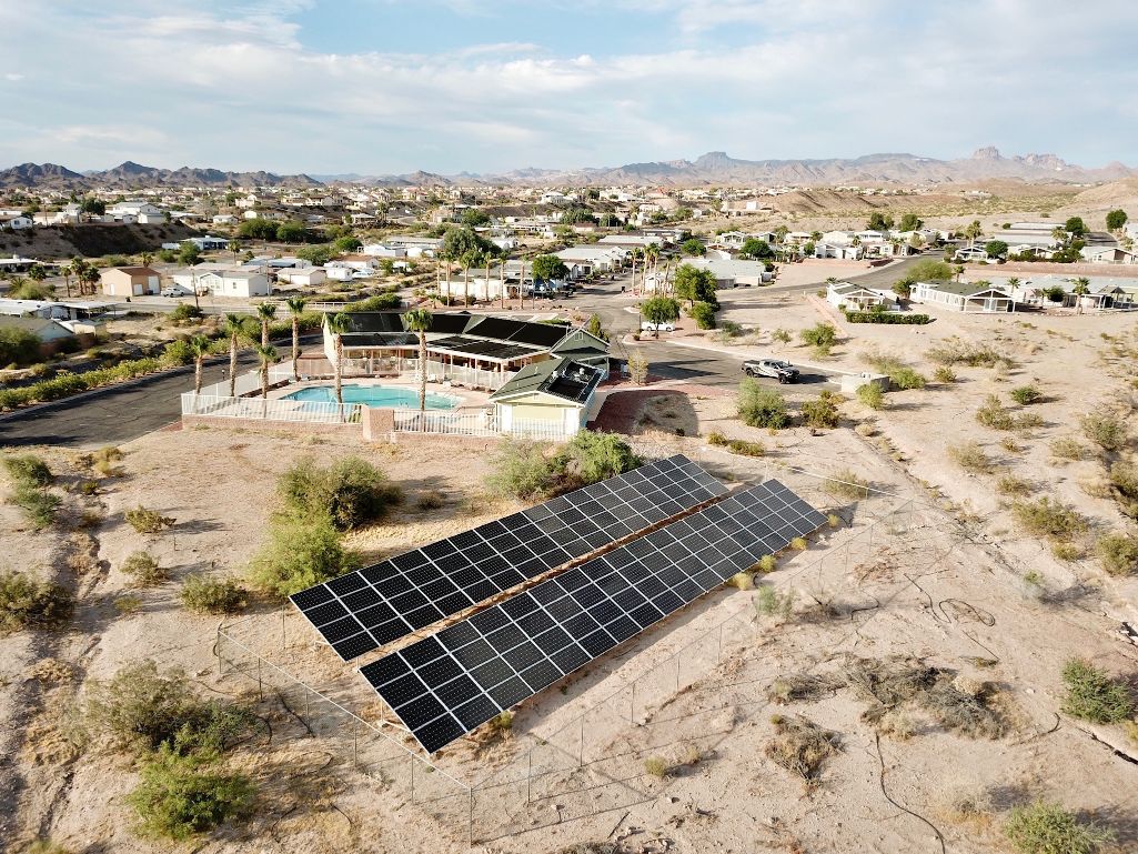 Existing solar system compatible with a battery retrofit